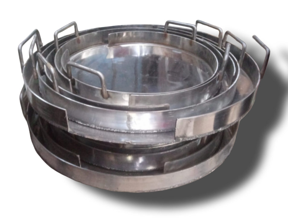 Heavy-Duty Stainless Steel Pav Bhaji Tawi for Professional Kitchens