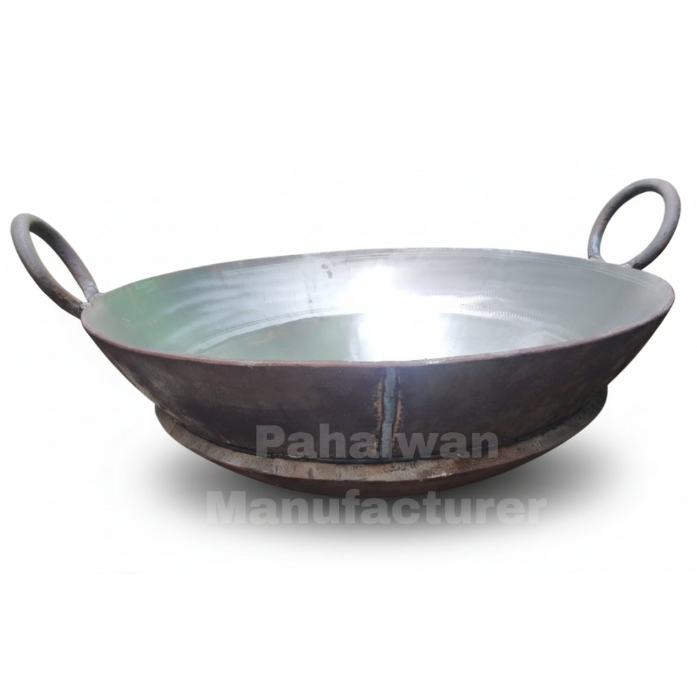 Double Bottom Mawa Making Kadai – Heavy-Duty Commercial Use