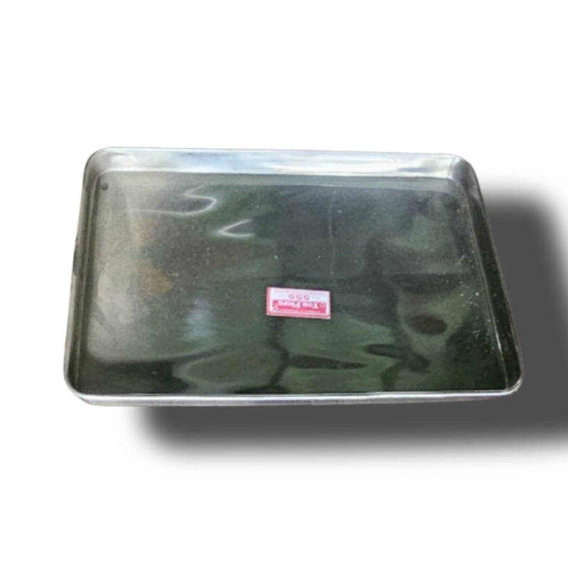 Steel tray for displaying mithai
