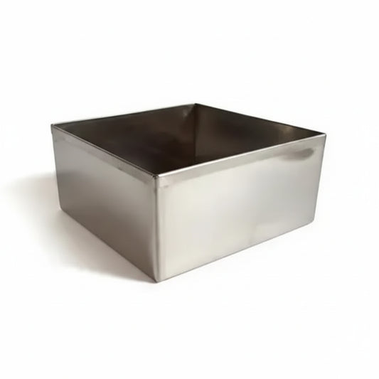 Bakers & Moulders Stainless Steel Square Shape Mould – Milk Cake Mould (Commercial Use)