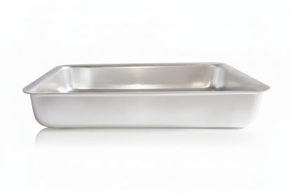 Moulders Aluminium Deep 5 Tray Set – Heavy-Duty Rasgulla & Rasmalai Baking Tray (Silver)