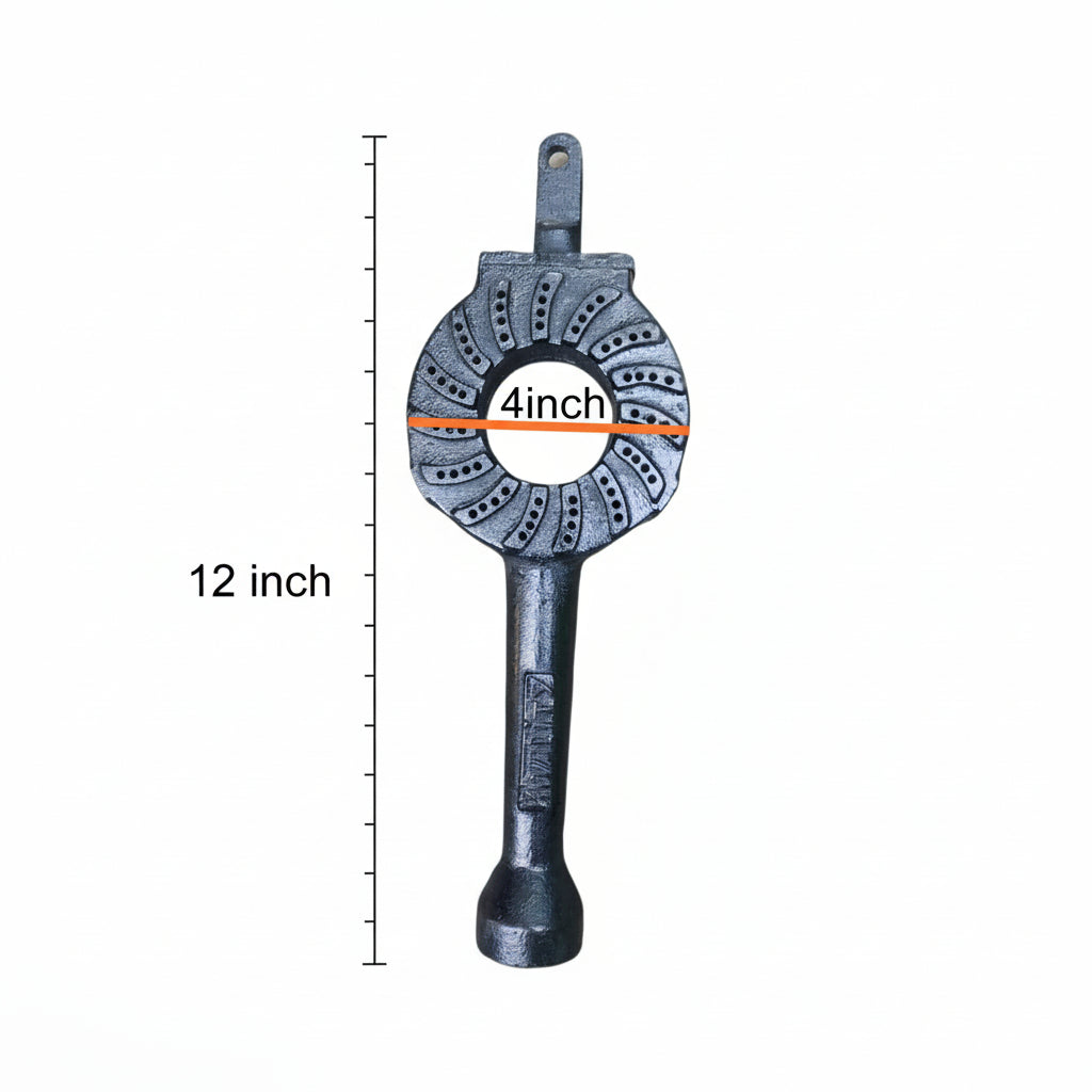 Cast Iron Heavy Duty Gas Burner / Bhatti – Set of 2 (Commercial Use)