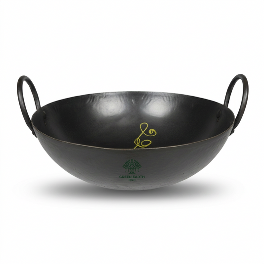 Black Iron Single Piece Kadai
