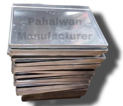 Commercial aluminium sweet making tray
