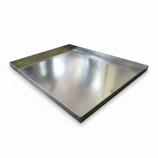 Commercial Heavy-Weight Iron Tray – Large Silver Multipurpose Tray