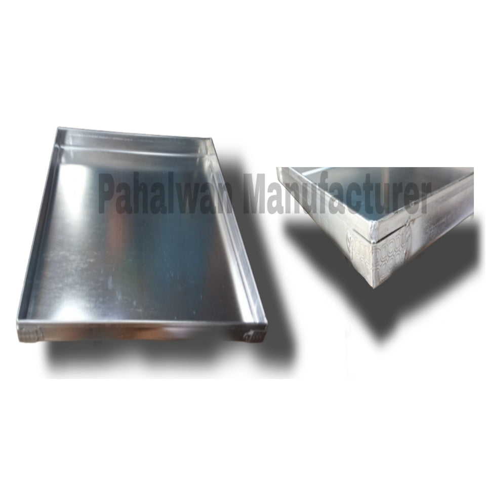 Heavy-duty aluminium Burfi tray