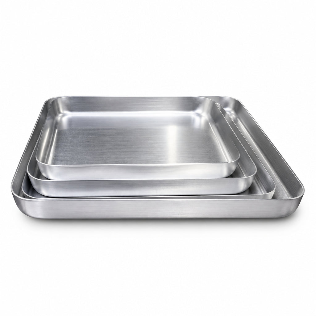 Heavy-duty aluminium counter trays