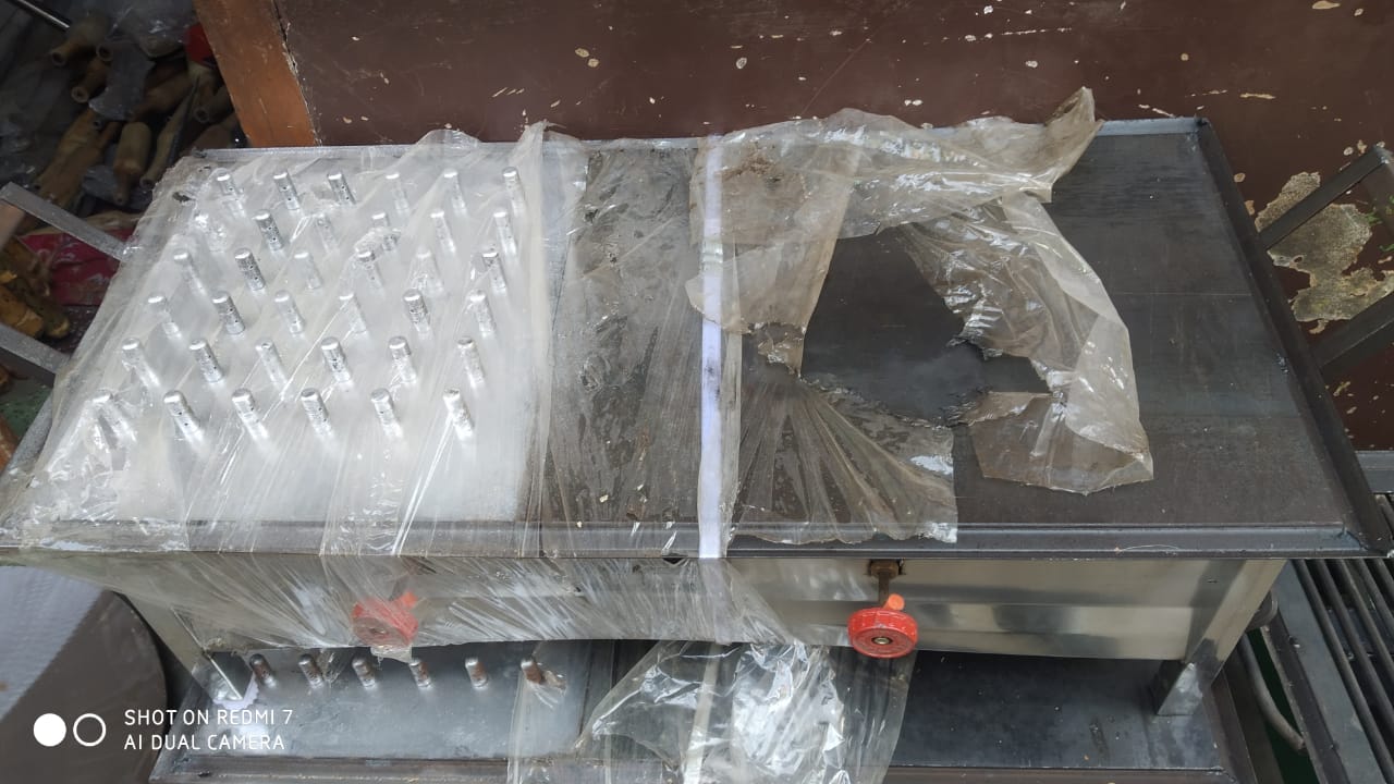 Stainless Steel Gas Roti Bhatti for Hotel & Restaurant