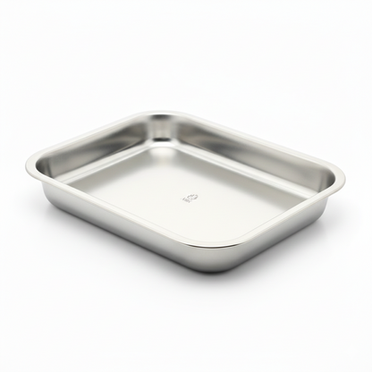 Multipurpose steel serving tray