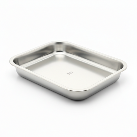 Multipurpose steel serving tray