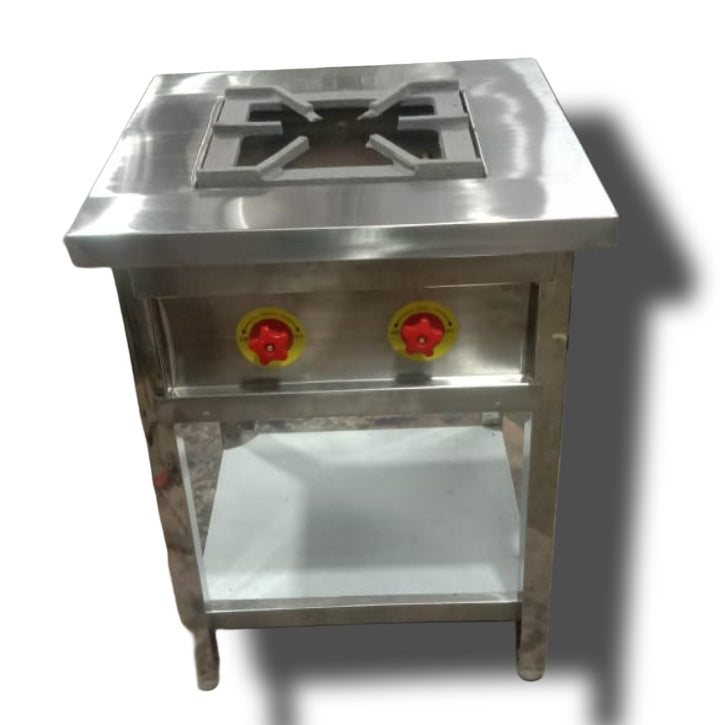 Heavy Duty Commercial Gas Bhatti – Stainless Steel Single Burner Stove