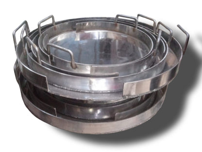 Heavy-Duty Stainless Steel Pav Bhaji Tawi for Professional Kitchens