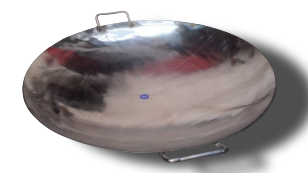 Stainless Steel Milk Kadai – Heavy-Duty Kadai for Boiling & Heating Milk