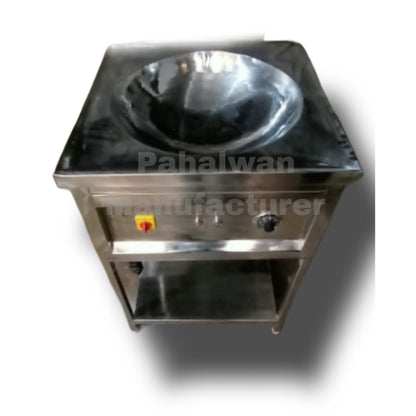 Commercial Electric Kadai Bhatti – Heavy-Duty Stainless Steel Electric Kadai Heating Unit