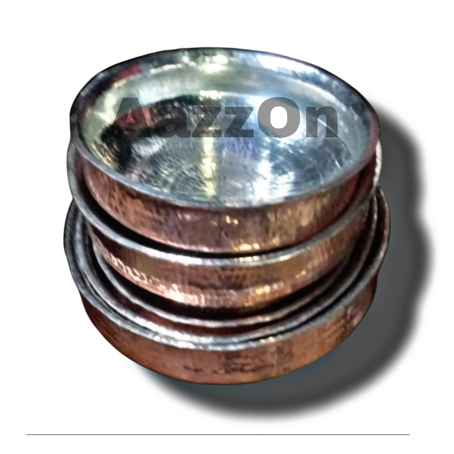 Hammered Copper Handi (Patila) with Tin Lining – Traditional Cookware