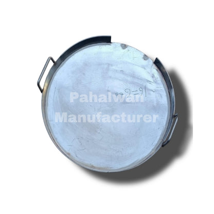 Heavy-Duty Stainless Steel Pav Bhaji Tawi for Professional Kitchens