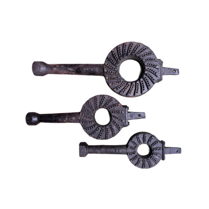 Cast Iron Heavy Duty Gas Burner / Bhatti – Set of 2 (Commercial Use)