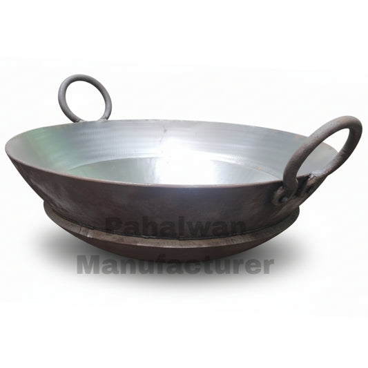 Double Bottom Mawa Making Kadai – Heavy-Duty Commercial Use