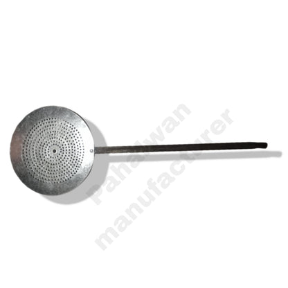 Iron Oil Jhara / Oil Poniya & Pona – Heavy-Duty Perforated Strainer