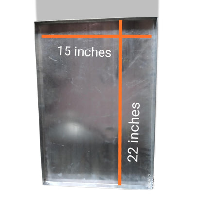 Stainless Steel Burfi Tray | Joint Spot Tanka (Heavy-Duty)