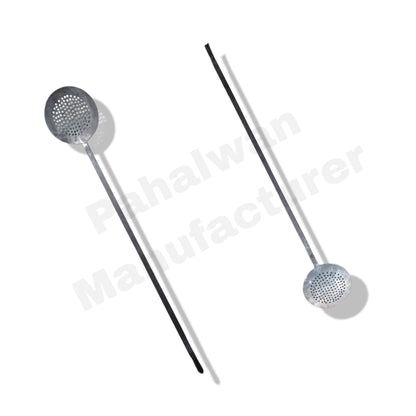 Iron Poniya (Lambi Dandi Poniya) – Heavy-Duty Iron Oil Strainer for Deep Frying