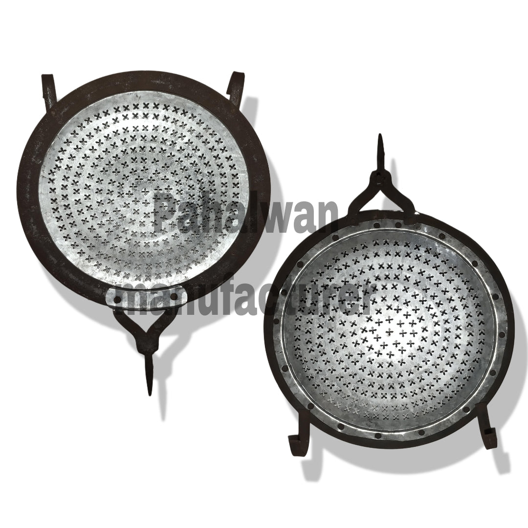 Star Shape Ganthiya Jara for Namkeen & Farsan Making | With Wooden Handle