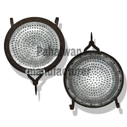 Star Shape Ganthiya Jara for Namkeen & Farsan Making | With Wooden Handle