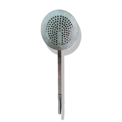 Iron Guldana Jhara (Thoki) – Heavy-Duty Boondi & Guldana Strainer