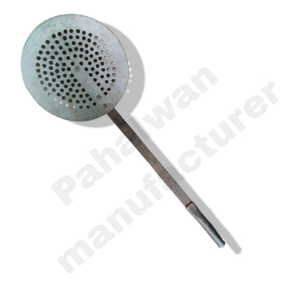 Iron Guldana Jhara (Thoki) – Heavy-Duty Boondi & Guldana Strainer