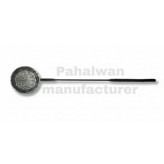 Gol Dandi Iron Poniya – Heavy-Duty Iron Oil Strainer for Deep Frying