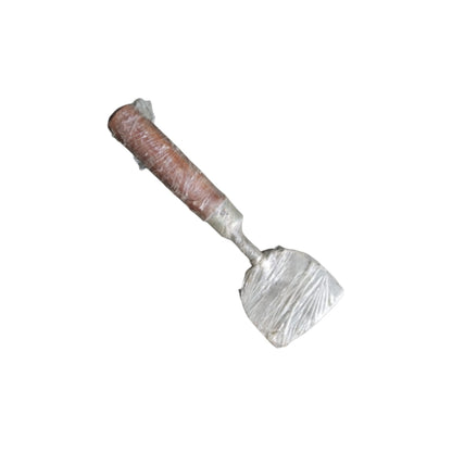 Iron Khoya Palti with Wooden Handle – Traditional Halwai Tool