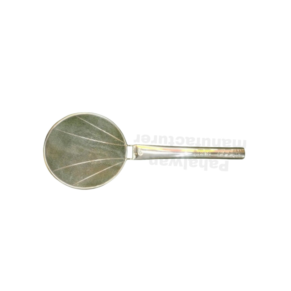 Stainless Steel Oil Strainer (Momo Jali) – Round Frying Skimmer