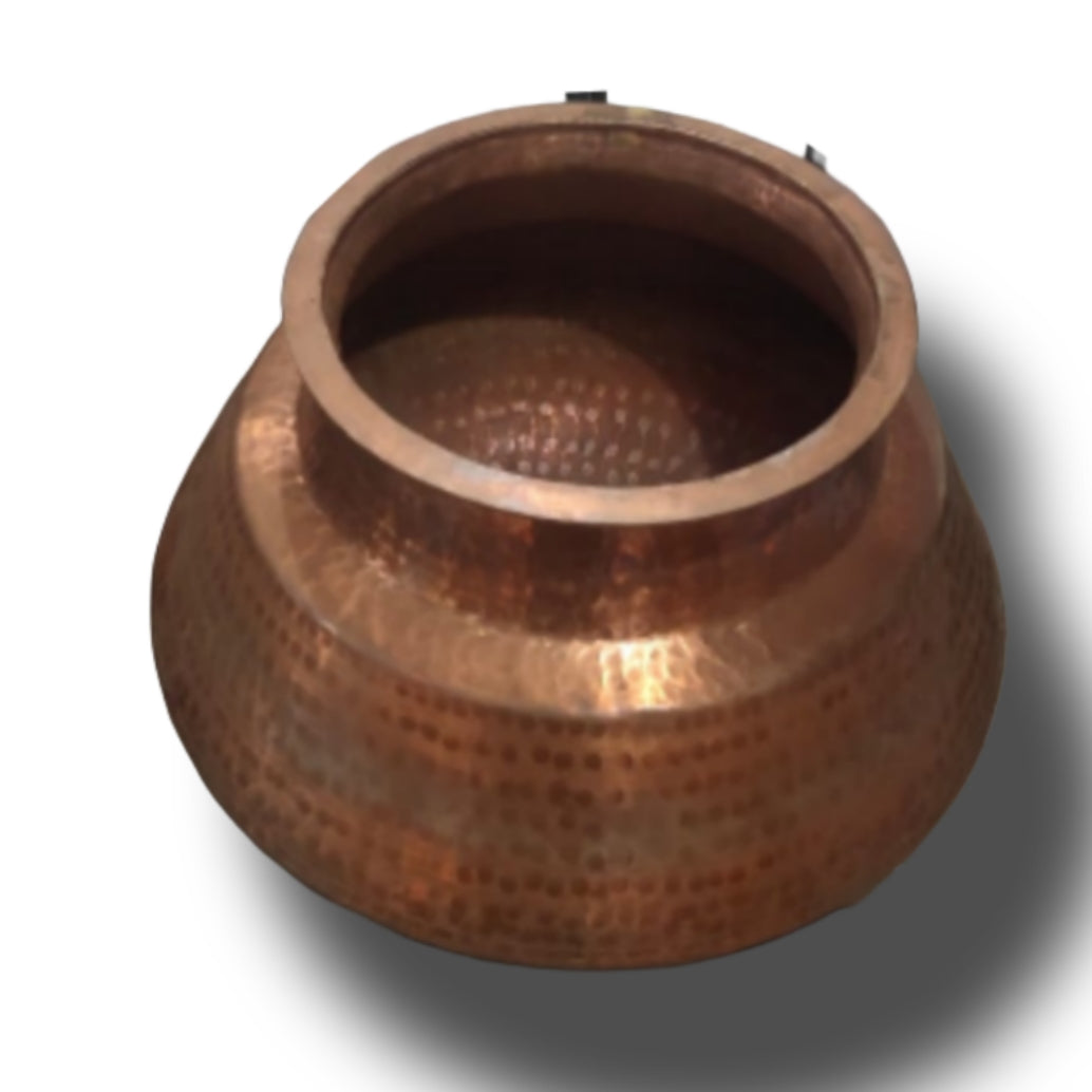 Hammered Copper Degchi | Deg – Traditional Heavy-Duty Copper Pot (Deg)