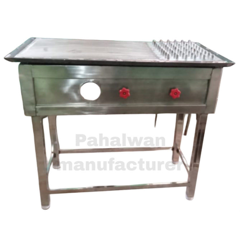 Professional Stainless Steel Roti Tawa Bhatti Commercial Kitchen Equipment