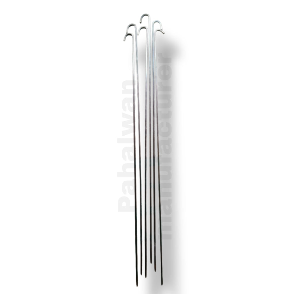 Stainless Steel Tandoori Seekh Skewers – Set of 6 (Commercial Grade)
