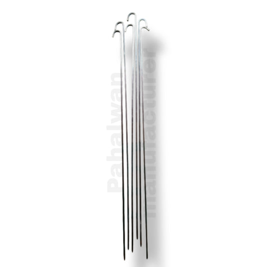 Stainless Steel Tandoori Seekh Skewers – Set of 6 (Commercial Grade)