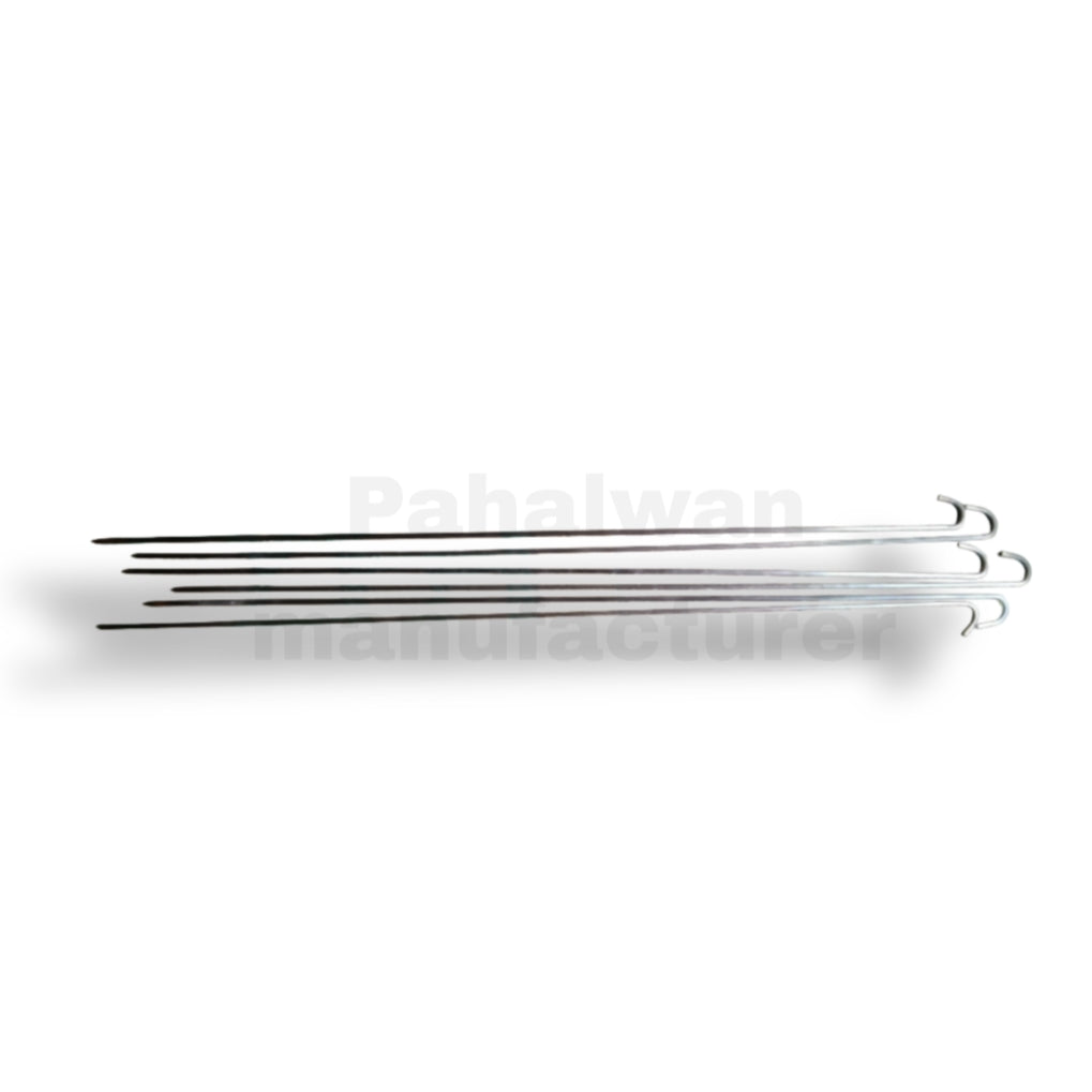 Stainless Steel Tandoori Seekh Skewers – Set of 6 (Commercial Grade)