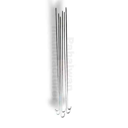 Stainless Steel Tandoori Seekh Skewers – Set of 6 (Commercial Grade)