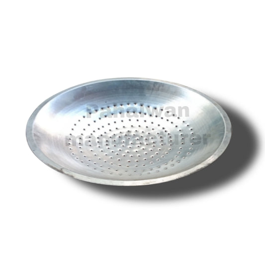 Iron Perforated Jhara Plate / Strainer Plate – Heavy Duty Commercial Use