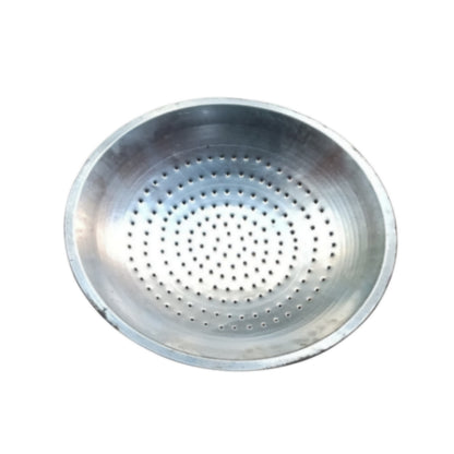 Iron Perforated Jhara Plate / Strainer Plate – Heavy Duty Commercial Use