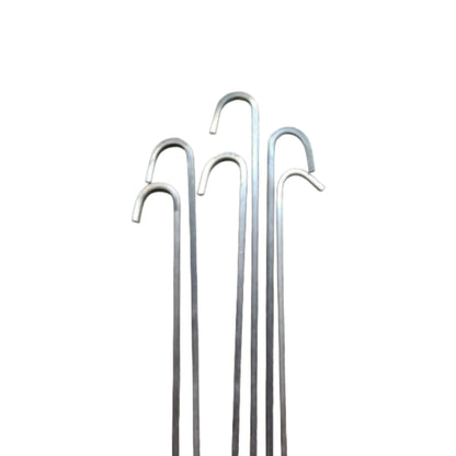 Stainless Steel Tandoori Seekh Skewers – Set of 6 (Commercial Grade)