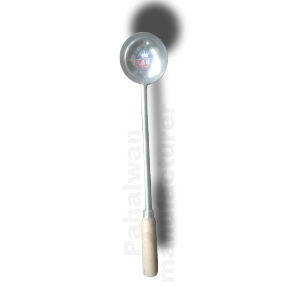 Stainless steel cooking ladle