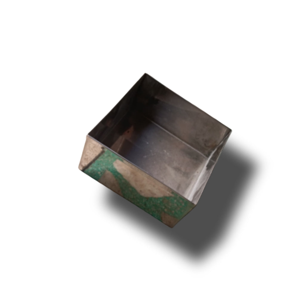 Stainless Steel Milk Cake Mould | Square Sweet Making Mould | AazzOn
