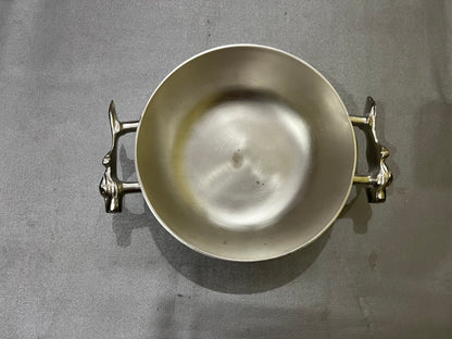 brass silver bowl 